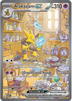 Alakazam EX single card from Pokemon