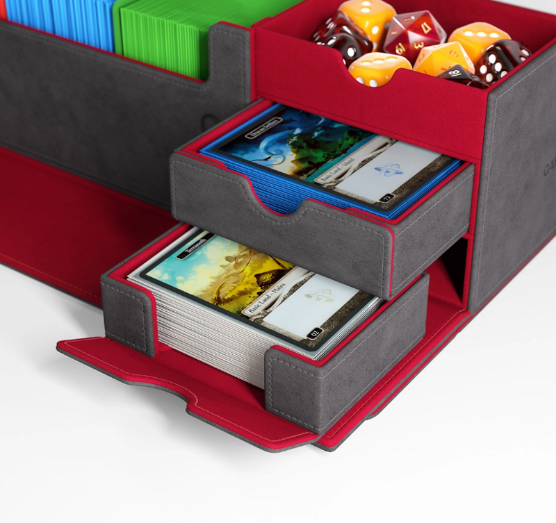 Gamegenic: Cards' Lair 400 (Rood) | De Spelletjes Vrienden
