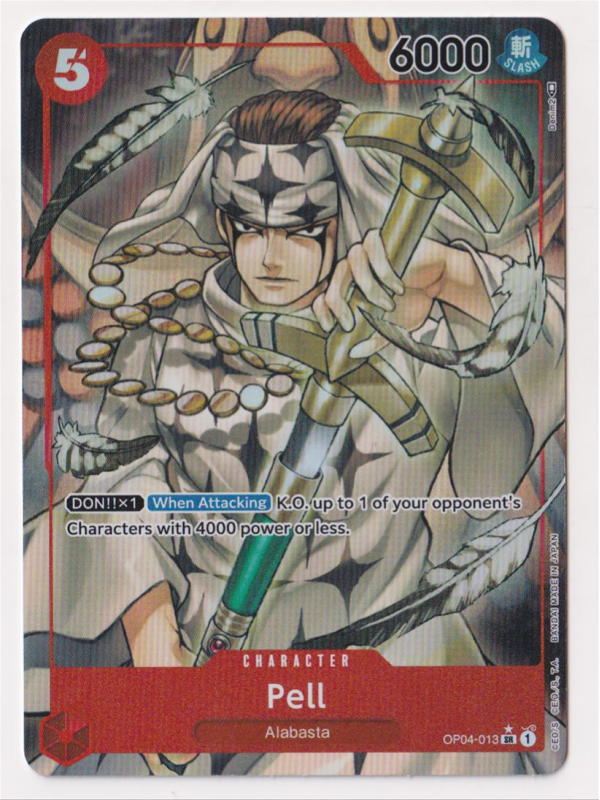 Pell (ALTERNATE ART) : OP04-013 KINGDOMS OF INTRIGUE - One Piece Single Card Pell (ALTERNATE ART) : OP04-013 KINGDOMS OF INTRIGUE - One Piece Single Card