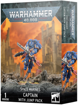 Warhammer 40K : Space Marines Captain with Jump Pack