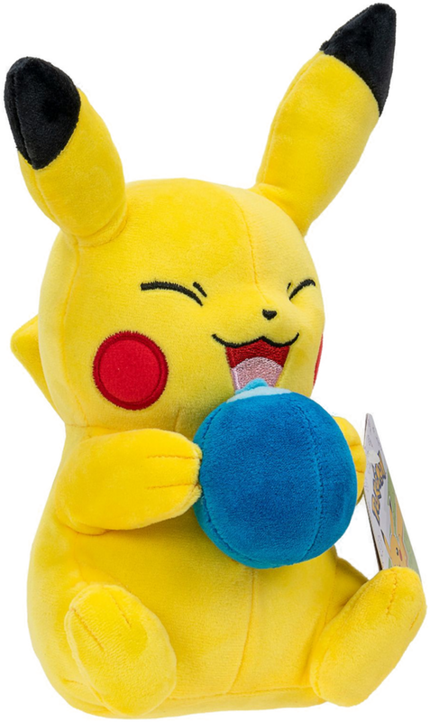 Pokemon 8 Inch Plush Pikachu with Oran Berry Chaos Cards