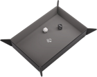 Gamegenic Magnetic Dice Tray Rectangular Black/Gray