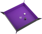 Gamegenic Magnetic Dice Tray Square Black/Purple