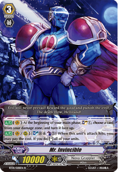 Mr. Invincible : BT01-028 - Cardfight!! Vanguard Single Card