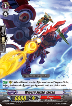 Wyvern Strike, Jarran : BT01-050 - Cardfight!! Vanguard Single Card