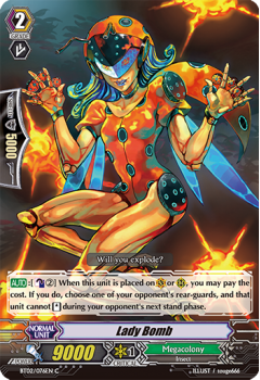 Lady Bomb : BT02-076 - Cardfight!! Vanguard Single Card