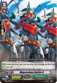 Megacolony Battler A : BT02-078 - Cardfight!! Vanguard Single Card