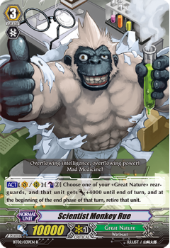 Scientist Monkey Rue : BT02-039 - Cardfight!! Vanguard Single Card