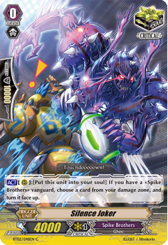 Silence Joker : BT02-048 - Cardfight!! Vanguard Single Card