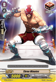 Three Minutes : BT02-073 - Cardfight!! Vanguard Single Card