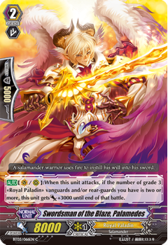 Swordsman of the Blaze, Palamedes : BT03-066 - Cardfight!! Vanguard Single Card