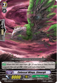 Colossal Wings, Simorgh : BT05-044 - Cardfight!! Vanguard Single Card