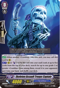 Skeleton Assault Troops Cap : BT06-072 - Cardfight!! Vanguard Single Card