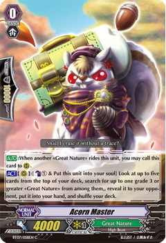 Acorn Master : BT07-058 - Cardfight!! Vanguard Single Card