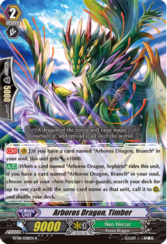 Arboros Dragon, Timber : BT08-028 - Cardfight!! Vanguard Single Card