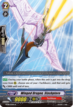 Winged Dragon, Slashptero : BT08-031 - Cardfight!! Vanguard Single Card