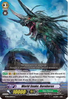 World Snake, Ouroboros : BT08-059 - Cardfight!! Vanguard Single Card