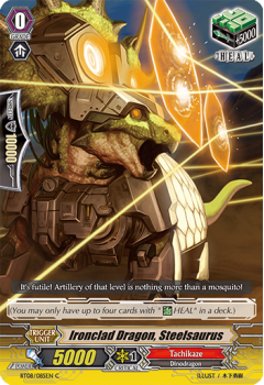 Ironclad Dragon, Steelsauru : BT08-085 - Cardfight!! Vanguard Single Card