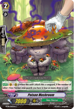 Poison Mushroom : BT08-063 - Cardfight!! Vanguard Single Card