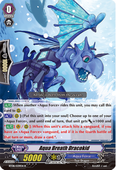Aqua Breath Dracokid : BT08-039 - Cardfight!! Vanguard Single Card