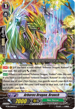 Arboros Dragon, Branch : BT08-064 - Cardfight!! Vanguard Single Card