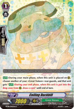 Coiling Duckbill : BT08-042 - Cardfight!! Vanguard Single Card