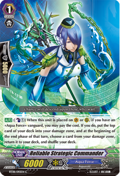 Reliable Strategic Commande : BT08-092 - Cardfight!! Vanguard Single Card