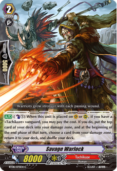 Savage Warlock : BT08-075 - Cardfight!! Vanguard Single Card