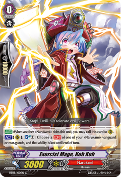 Exorcist Mage, Koh Koh : BT08-100 - Cardfight!! Vanguard Single Card