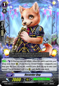 Recorder Dog : BT09-088 - Cardfight!! Vanguard Single Card