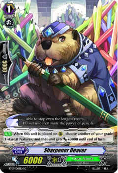 Sharpener Beaver : BT09-089 - Cardfight!! Vanguard Single Card