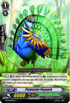 Protractor Peacock : BT09-090 - Cardfight!! Vanguard Single Card