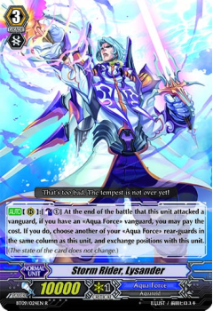 Storm Rider, Lysander : BT09-024 - Cardfight!! Vanguard Single Card
