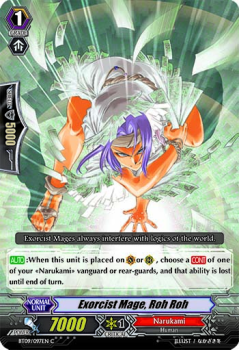 Exorcist Mage, Roh Roh : BT09-097 - Cardfight!! Vanguard Single Card