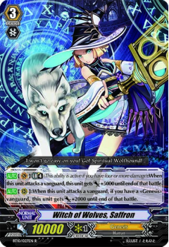 Witch of Wolves, Saffron : BT10-027 - Cardfight!! Vanguard Single Card