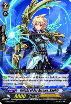 Knight of Far Bow, Safir : BT10-054 - Cardfight!! Vanguard Single Card