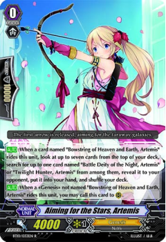 Aiming for the Stars, Artemis : BT10-033 - Cardfight!! Vanguard Single Card