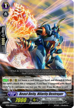 Beast Deity, Hilarity Destroyer : BT10-090 - Cardfight!! Vanguard Single Card
