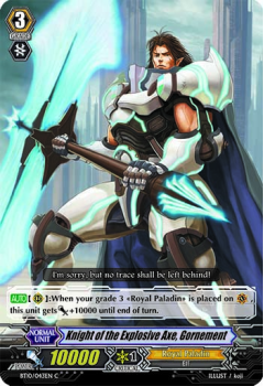 Knight of Explosive Axe, Gornemant : BT10-043 - Cardfight!! Vanguard Single Card