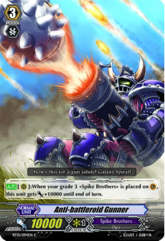 Anti-Battleroid Gunner : BT10-094 - Cardfight!! Vanguard Single Card