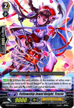 Fellowship Jewel Knight, Tracie : BT10-022 - Cardfight!! Vanguard Single Card