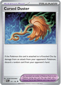 Cursed Duster : SCARLET AND VIOLET - PARADOX RIFT 161/182 - Pokemon Single Card