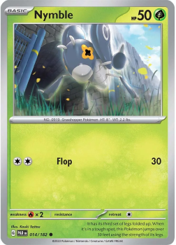 Nymble : SCARLET AND VIOLET - PARADOX RIFT 14/182 - Pokemon Single Card