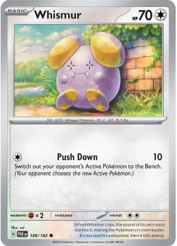 Whismur : SCARLET AND VIOLET - PARADOX RIFT 148/182 - Pokemon Single Card