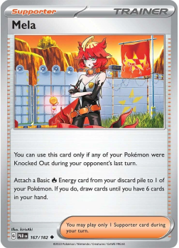 Mela : SCARLET AND VIOLET - PARADOX RIFT 167/182 - Pokemon Single Card