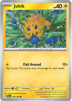 Joltik : SCARLET AND VIOLET - PARADOX RIFT 64/182 - Pokemon Single Card