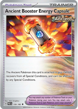 Ancient Booster Energy Capsule : SCARLET AND VIOLET - PARADOX RIFT 159/182 - Pokemon Single Card