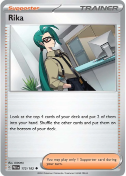 Rika : SCARLET AND VIOLET - PARADOX RIFT 172/182 - Pokemon Single Card