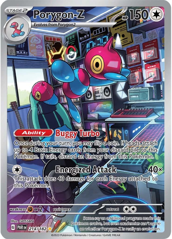 Porygon-Z : SCARLET AND VIOLET - PARADOX RIFT 214/182 - Pokemon Single Card