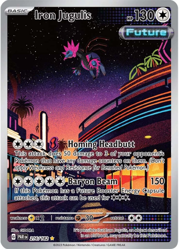 Iron Jugulis SCARLET AND VIOLET PARADOX RIFT 216/182 Pokemon Single Card